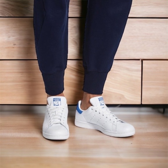 Adidas Originals Stan Smith Ortholite Trainers White Blue Skate Sneakers… - Picture 3 of 13